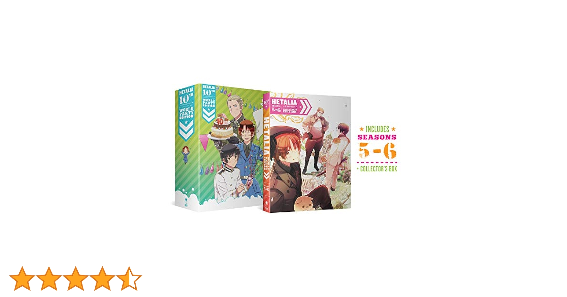 か*た様 【ヘタリア】海外版10周年記念DVD BOX / DVD/ CD他 ヘタリア】海外版10周年記念DVD BOX / スペシャルプライス DVD